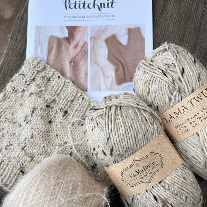 CaMaRose Lamauld and Lamatweed - the softest substitute Aran weight for your projects.
