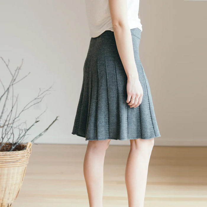 Quince & Co. Tavia Skirt designed by Ann Budd