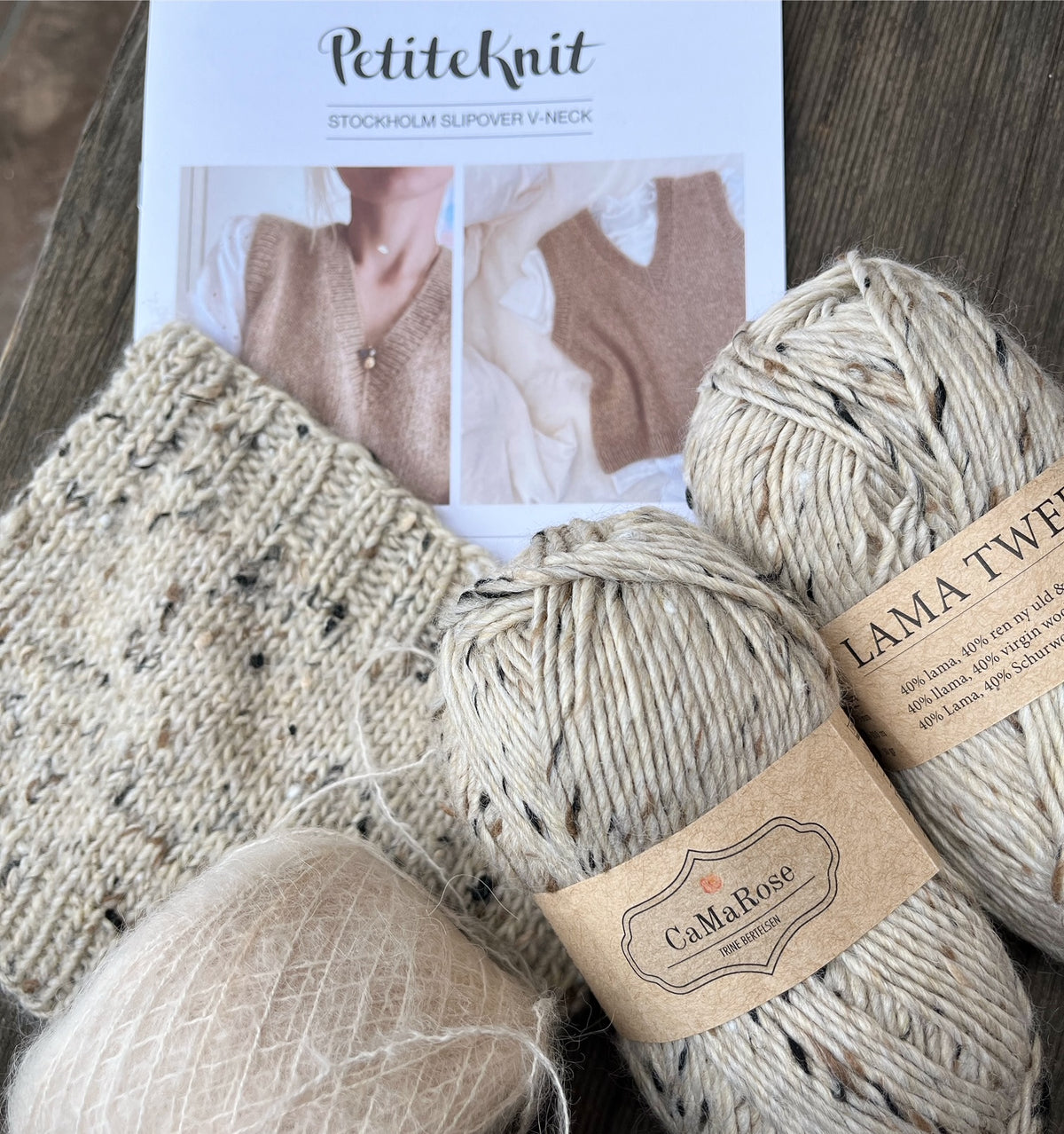 CaMaRose Lamauld and Lamatweed - the softest substitute Aran weight fo —  Inspire a Mind / IAM