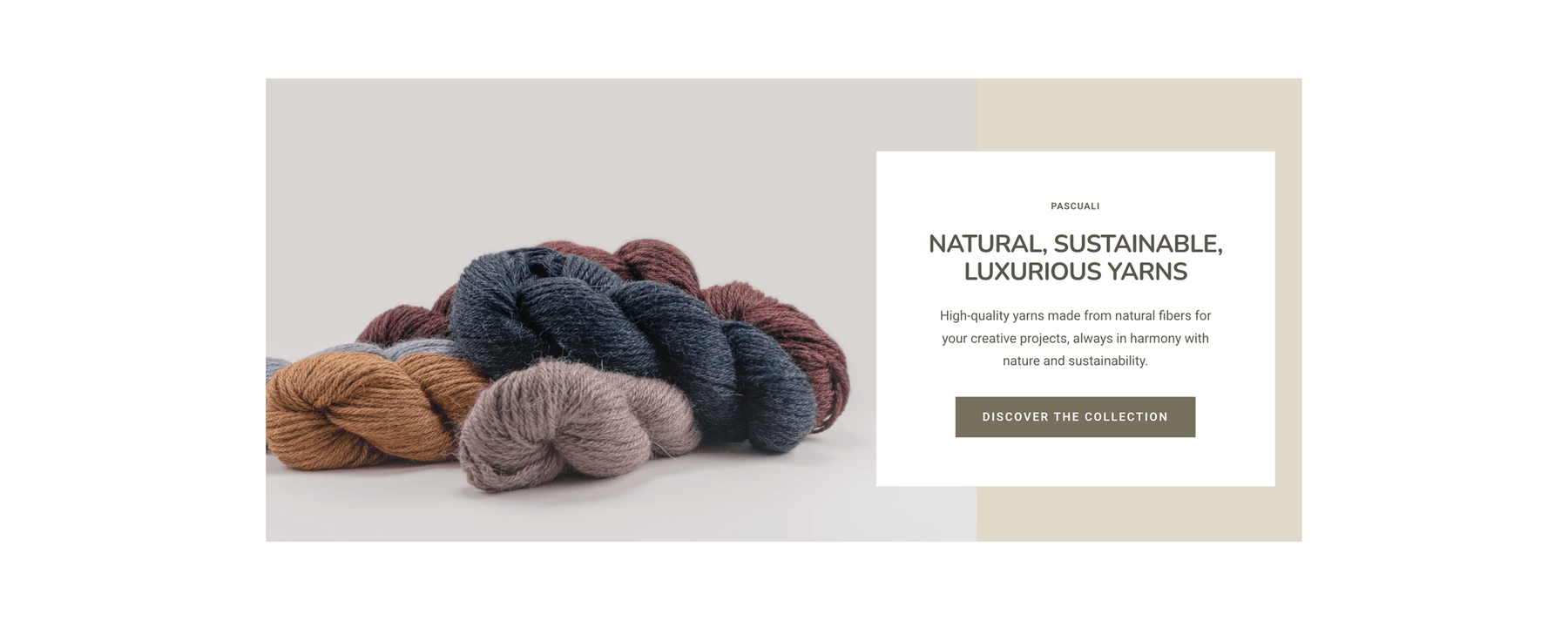 Pascuali, a privately family owned company, creates yarn for people who value high quality, sustainabily and animal welfare..