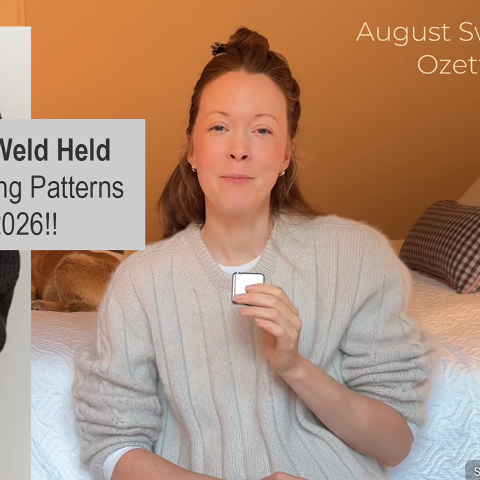 Studio Well Held:  21 Knitting Patterns for Fall 2026!!