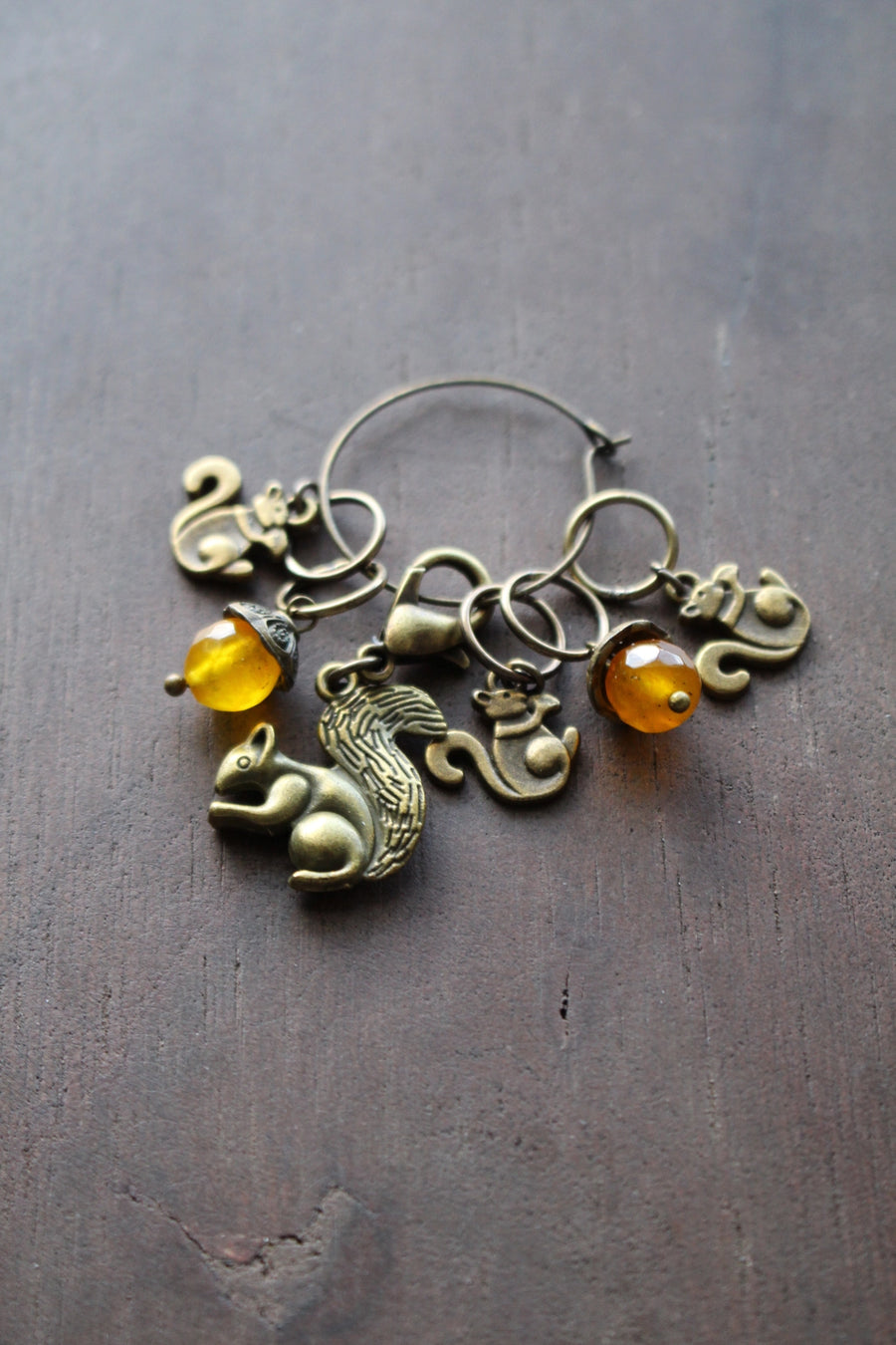 Forest themed Stitch Marker 