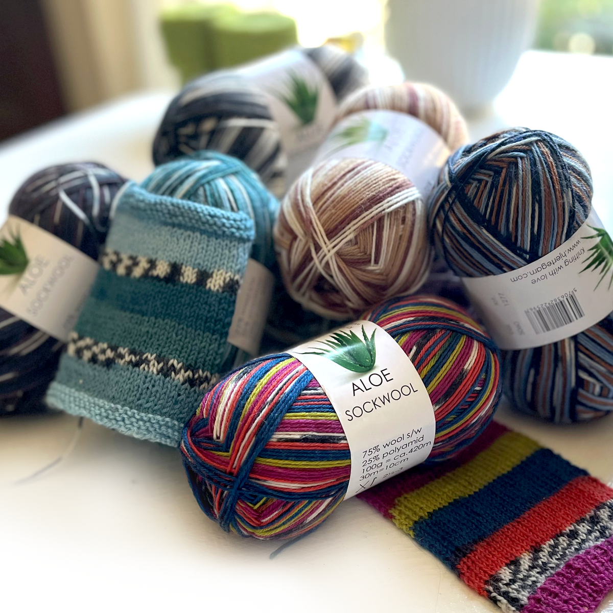 HjerteGarn ALOE SOCKWOOL