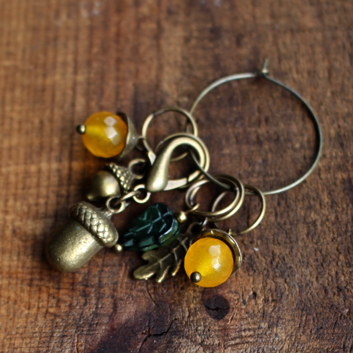 Autumn Harvest Stitch Markers