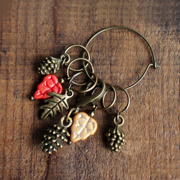 Autumn Harvest Stitch Markers