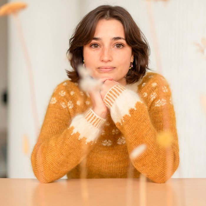 Azucena Pullover by Claudia Quintanilla | Knitted with Gepard Wild Azucena Pullover by Claudia Quintanilla | Knitted with Gepard Wild