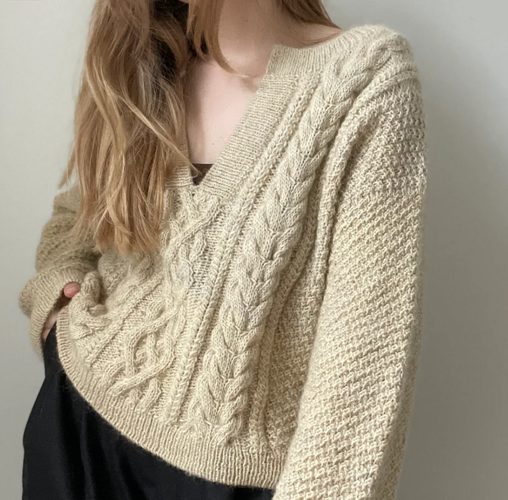 ⬛︎archivio ⬛︎ニットスカート 38 Boreas Sweater by Aegyoknit | Knitted with CaMaRose Lamauld or