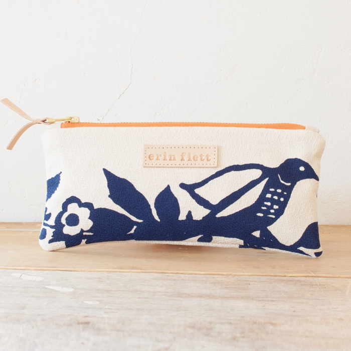 Erin Flett   |  Navy Lemon Tree Pencil Bag