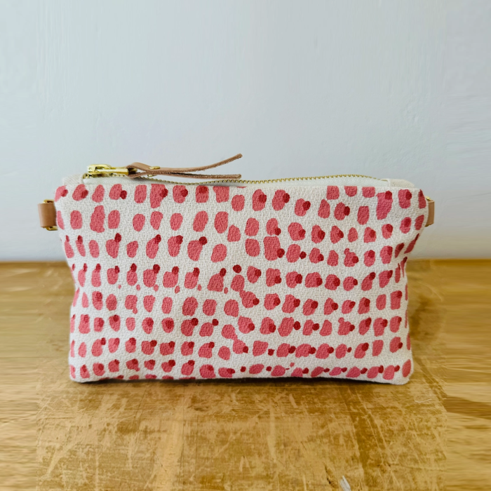Erin Flett   |  Wristlet Berry Blush Double Dot Ellie Bag