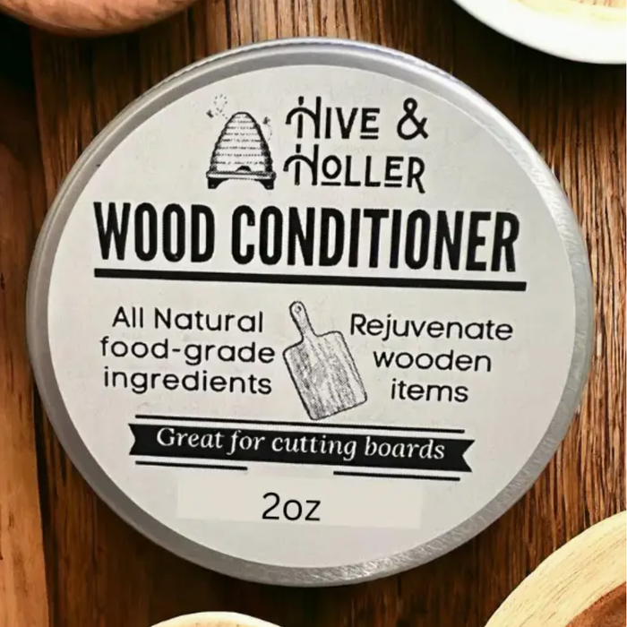 Natural Beeswax Wood Conditioner  |  Hive and Holler