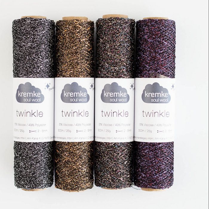 Twinkle -  Metal Fiber Sparkles (Nubby Texture)