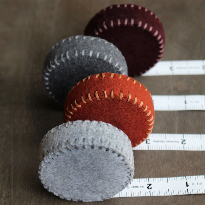 NNK- Hand-Stitched Wool-Blend Felt Tape Measure