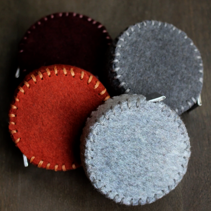 NNK- Hand-Stitched Wool-Blend Felt Tape Measure