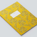 Yellow notebook designs by Dee Hardwicke.