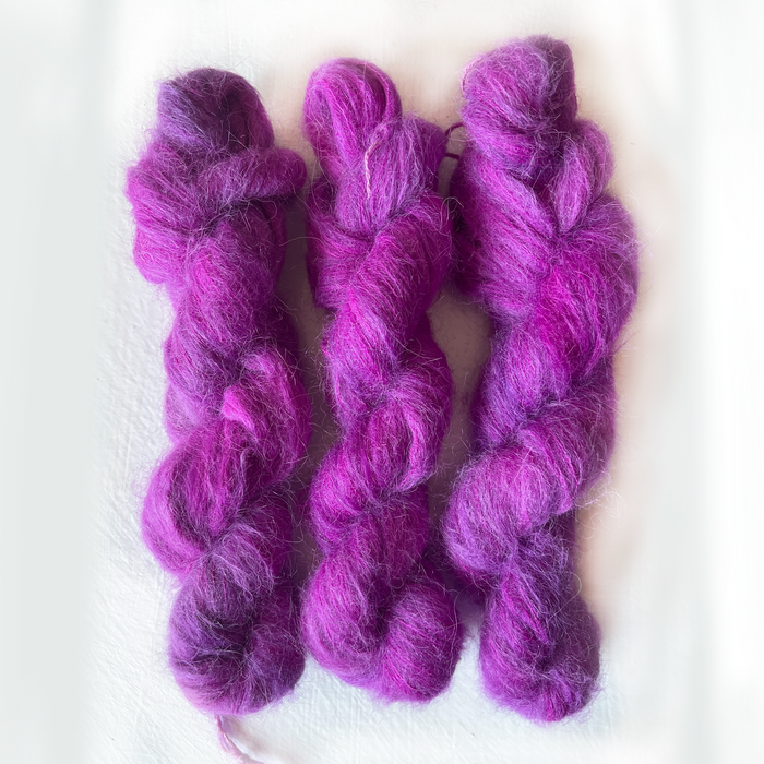 Hand-Dyed Lace Baby Suri Alpaca / Silk