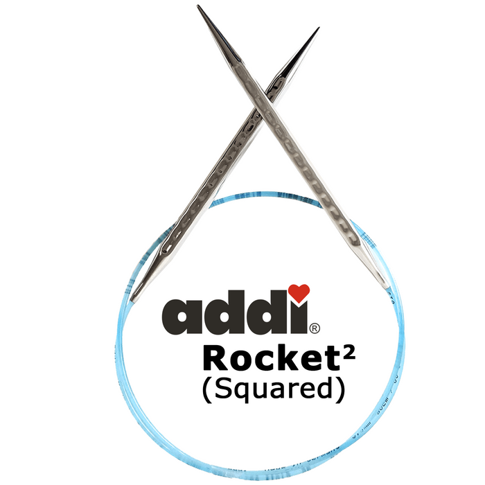 Addi Squared Circular Rocket2 Knitting Needles