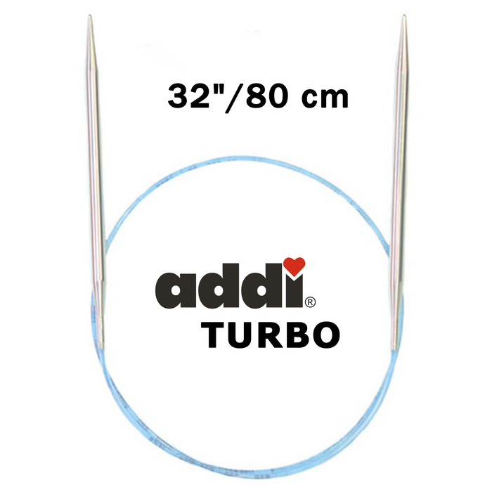 32" / 80 cm addi Circular Turbo Knitting Needles