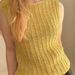 Yellow Granular top by aegyoknit 