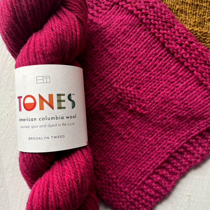 Tones - Color: Hollyhock/Overtone  |  100% American Columbia Wool