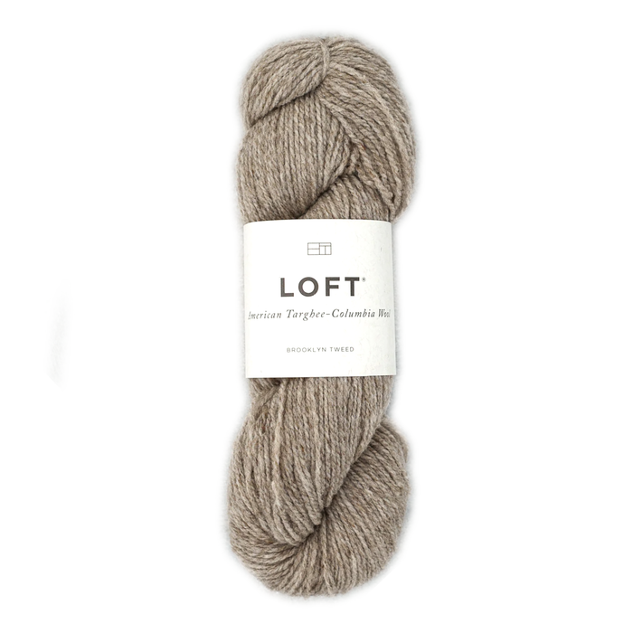 KIT - Lieselotte Shawl with Brooklyn Tweed Loft (American Targhee-Columbia Wool)