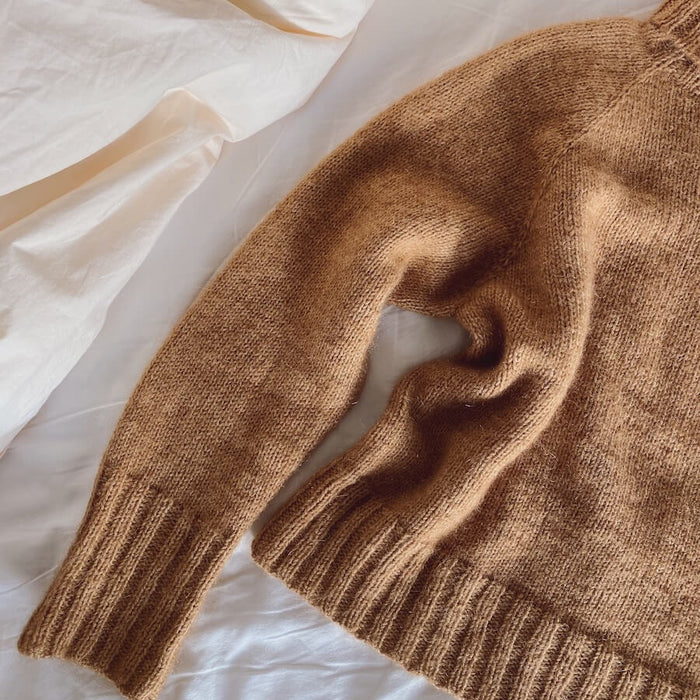 Caramel Sweater by PetiteKnit  |  Printed Pattern