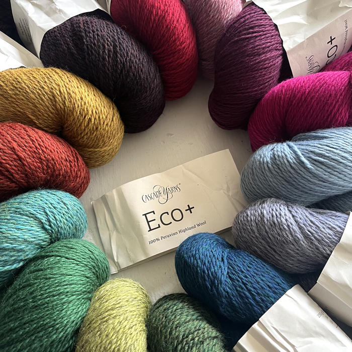 Cascade Eco+ (non-superwash)  |  Peruvian Highland Wool