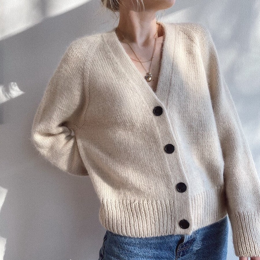 The Champagne Cardigan by Petiteknit