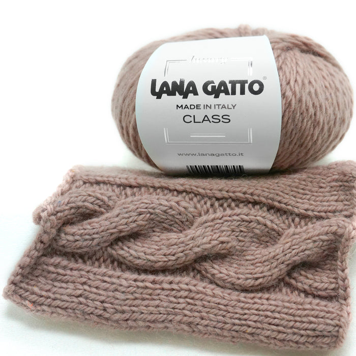 Lana Gatto's Class - an Angora/Merino Wool and a swatch