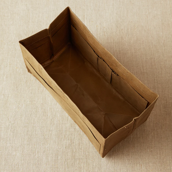 Cocoknit Kraft Caddy - Olive (without Leather Handles)