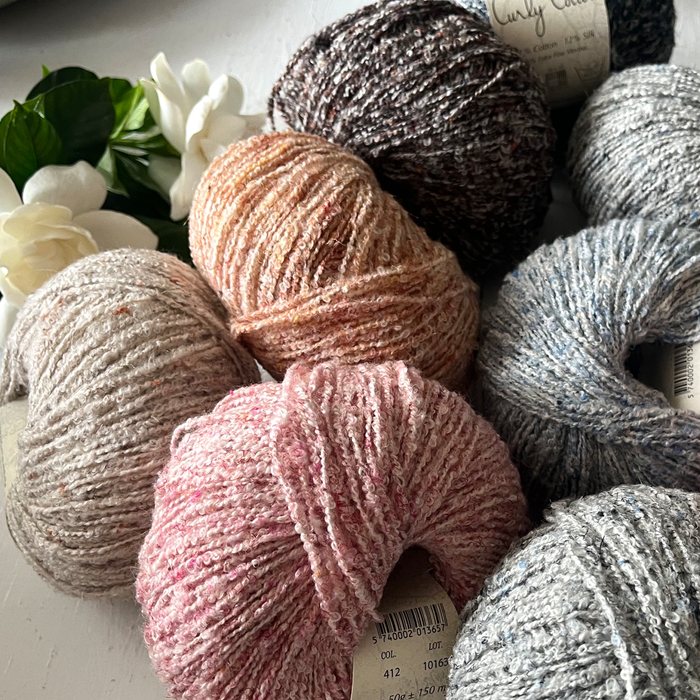 Curly Cotton  |  Cotton/Silk/Merino Wool