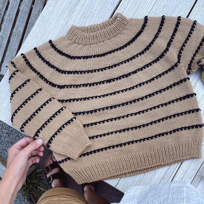 Pattern: PetiteKnit  |  Festival Sweater (Printed)
