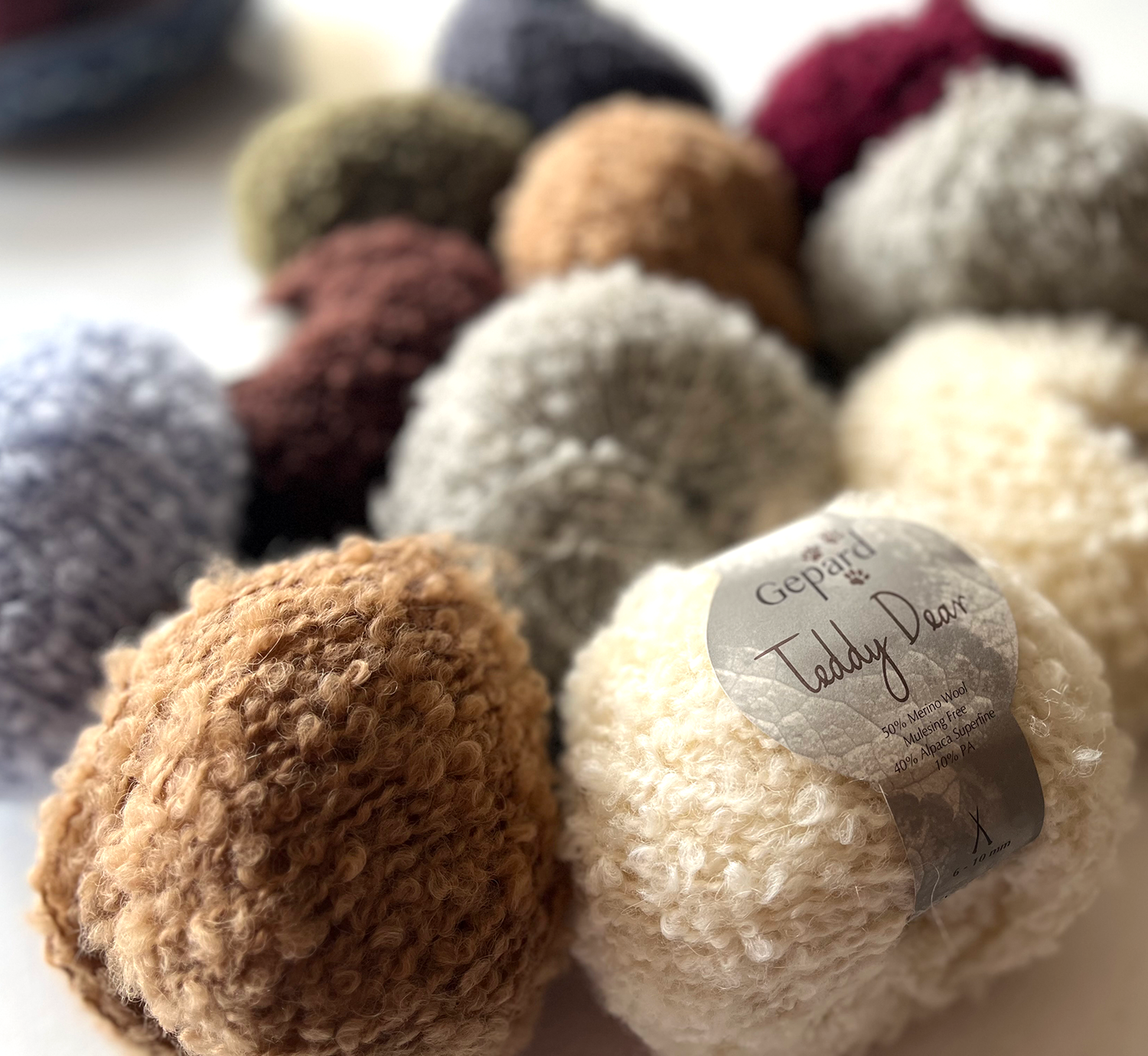 Teddy Dear, a gem from Gepards collection of quality Danish yarns.