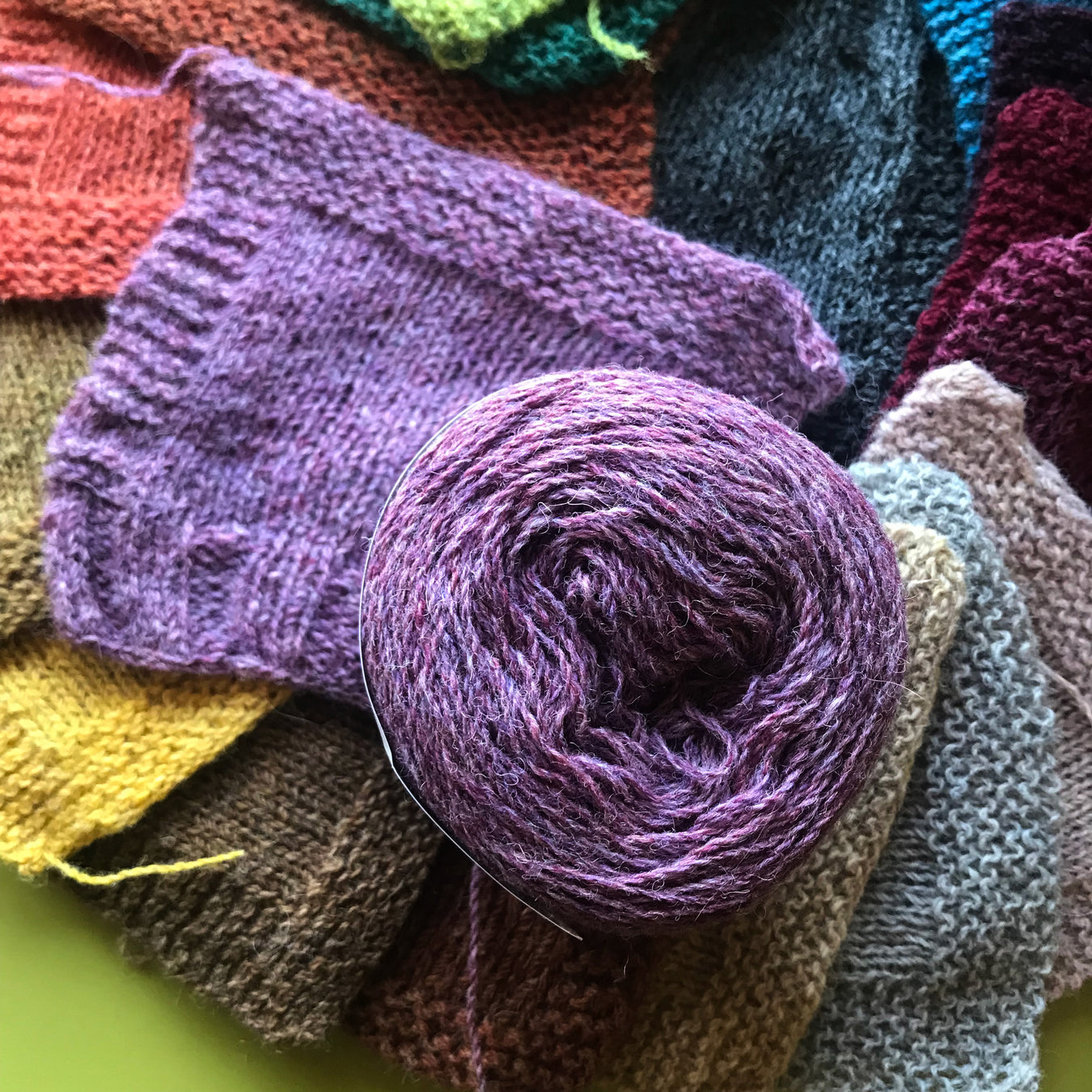 Knoll Yarns _ Shetland Wool in heather color