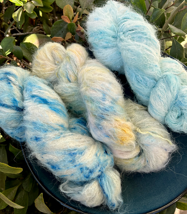 Hand-Dyed DK Baby Suri Alpaca & Merino