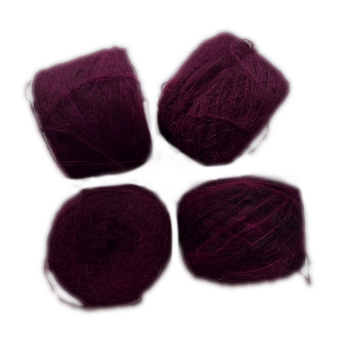 Hand-Dyed Lace Baby Suri Alpaca / Silk