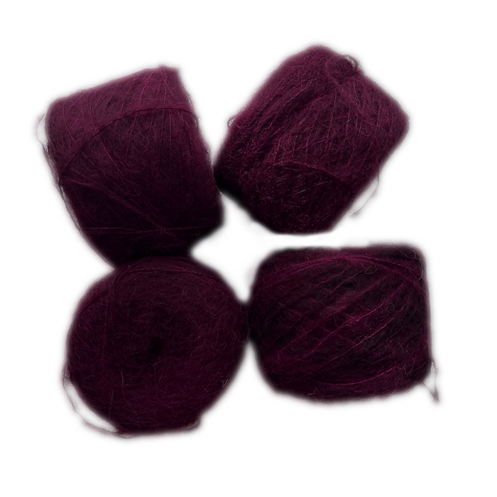 Hand-Dyed Lace Baby Suri Alpaca / Silk