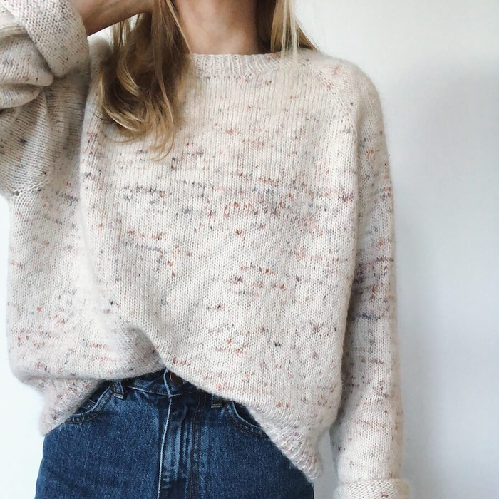 Pattern: PetiteKnit  |  No Frills Sweater (Printed)
