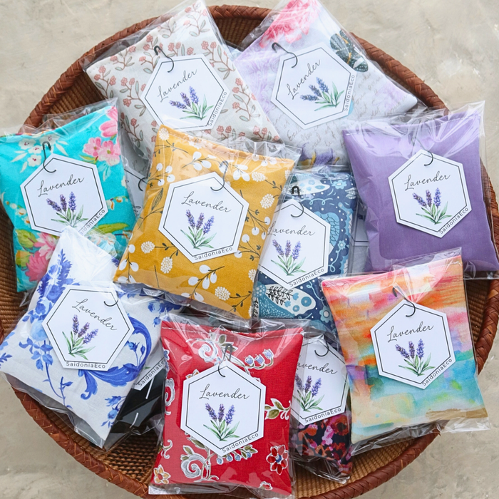 Dried Organic Lavender Sachet by SaidoniaEco