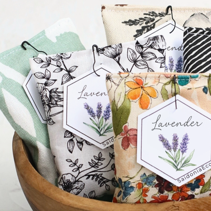 Dried Organic Lavender Sachet by SaidoniaEco