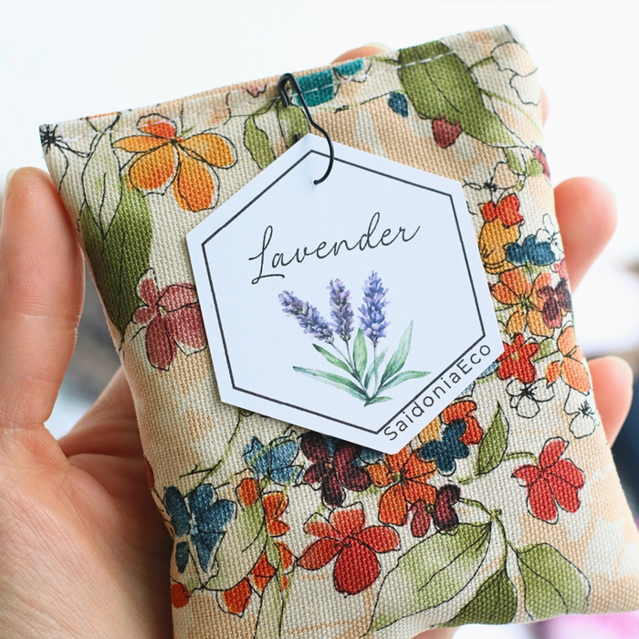 Dried Organic Lavender Sachet by SaidoniaEco