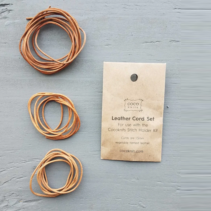 Cocoknits Leather Cord Set