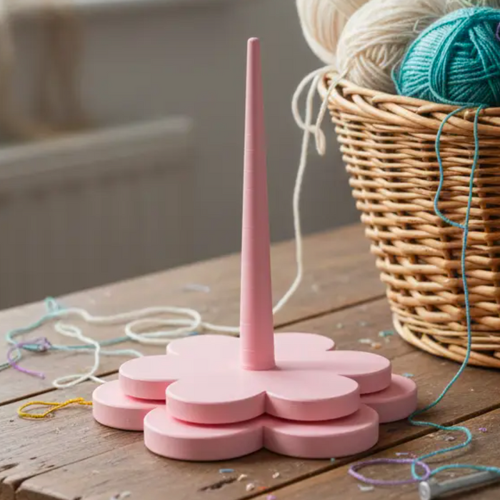 Loops and Layers   |  Flower Base Yarn Spinner