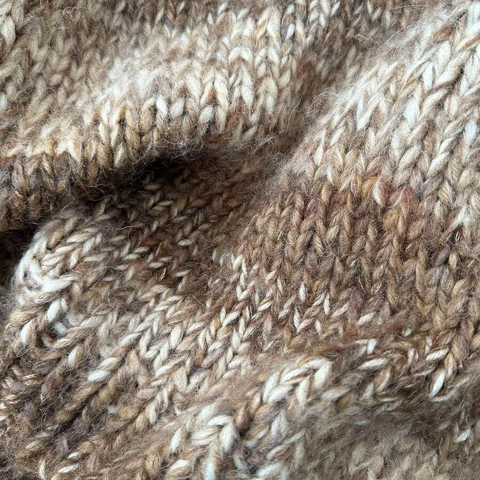 Pattern: PetiteKnit  |  Marble Sweater (Printed)