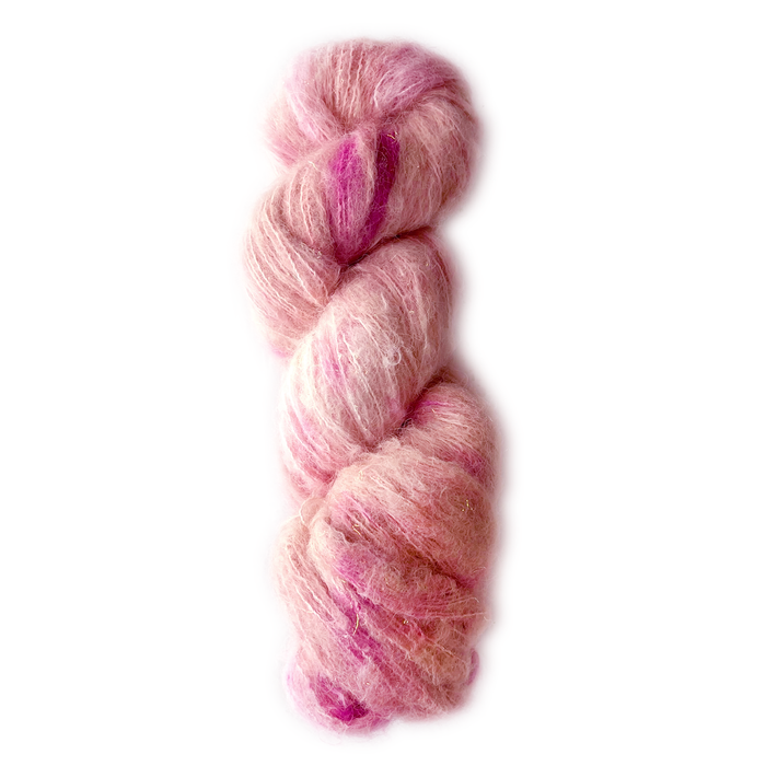 Hand-Dyed Lace Baby Suri Alpaca / Silk WITH SPARKLE