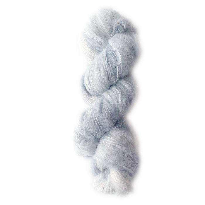 Hand-Dyed Lace Baby Suri Alpaca / Silk WITH SPARKLE