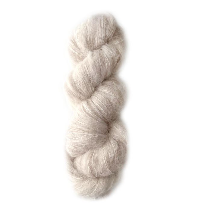 Hand-Dyed Lace Baby Suri Alpaca / Silk WITH SPARKLE