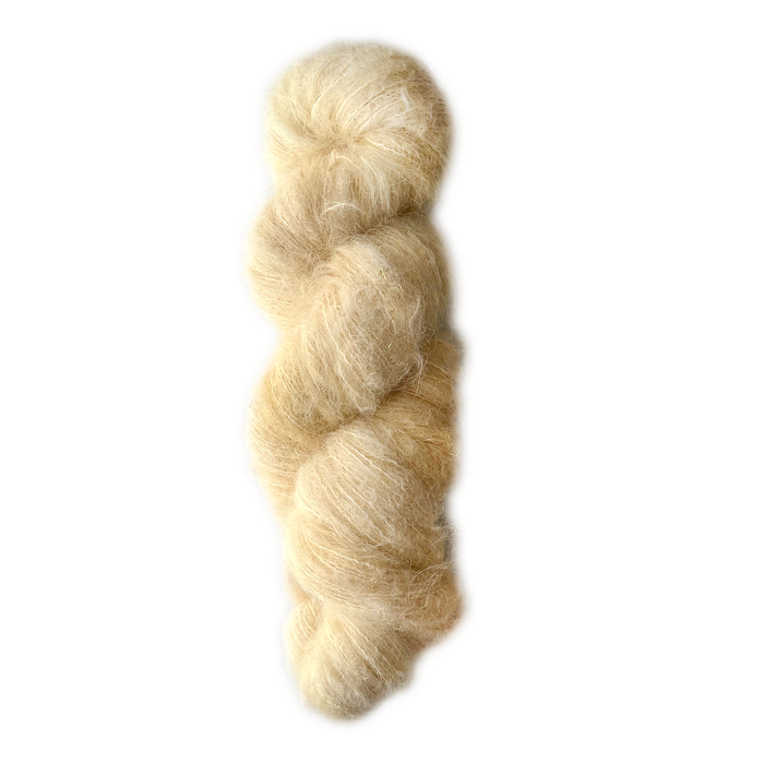 Hand-Dyed Lace Baby Suri Alpaca / Silk WITH SPARKLE