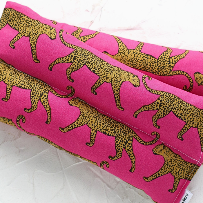 Neck and Body Heating/Cooling Pad - Pink Jaguar