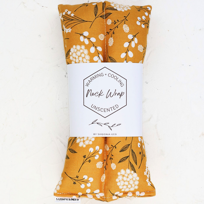 Neck and Body Heating/Cooling Pad - Mustard Flowers