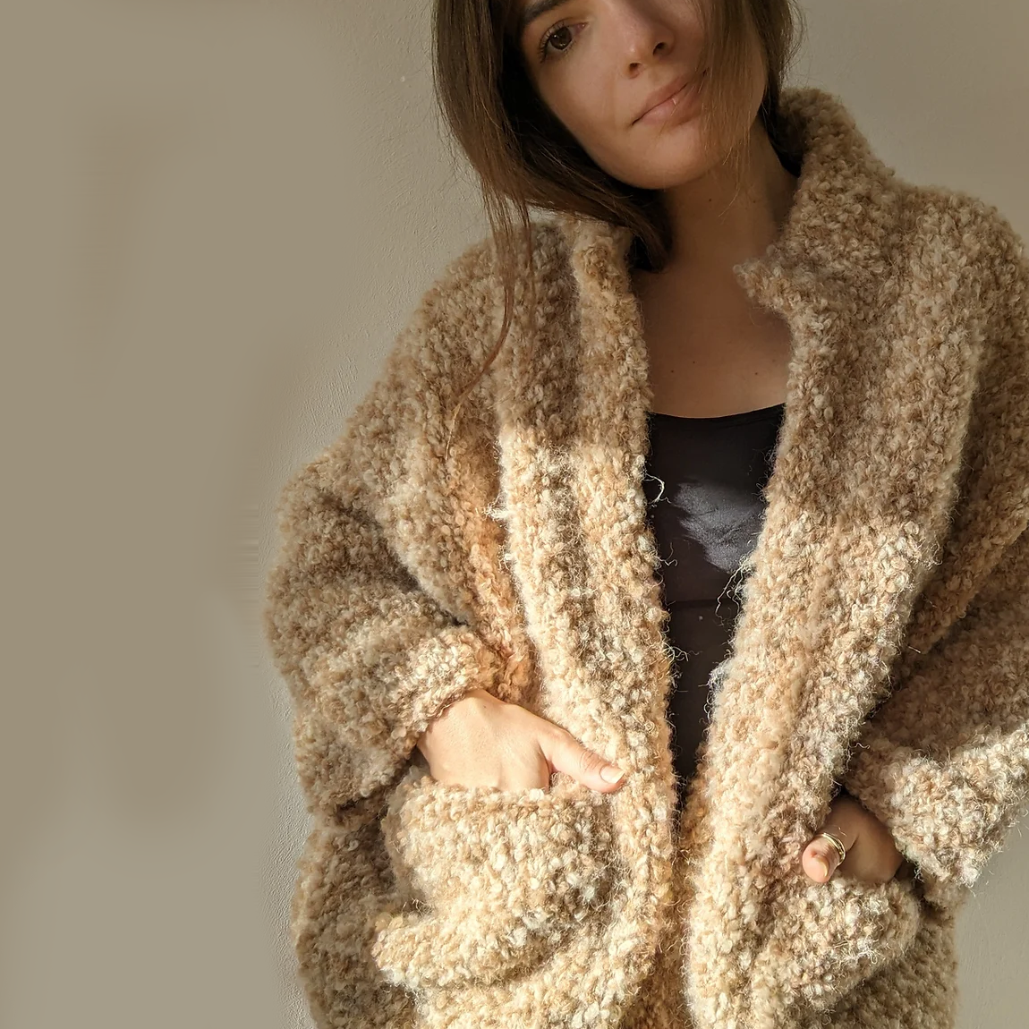 Polar Teddy Jacket by Ann-Kathrin Stoll | Knitted with Gepard Polar Teddy Jacket by Ann-Kathrin Stoll | Knitted with Gepard